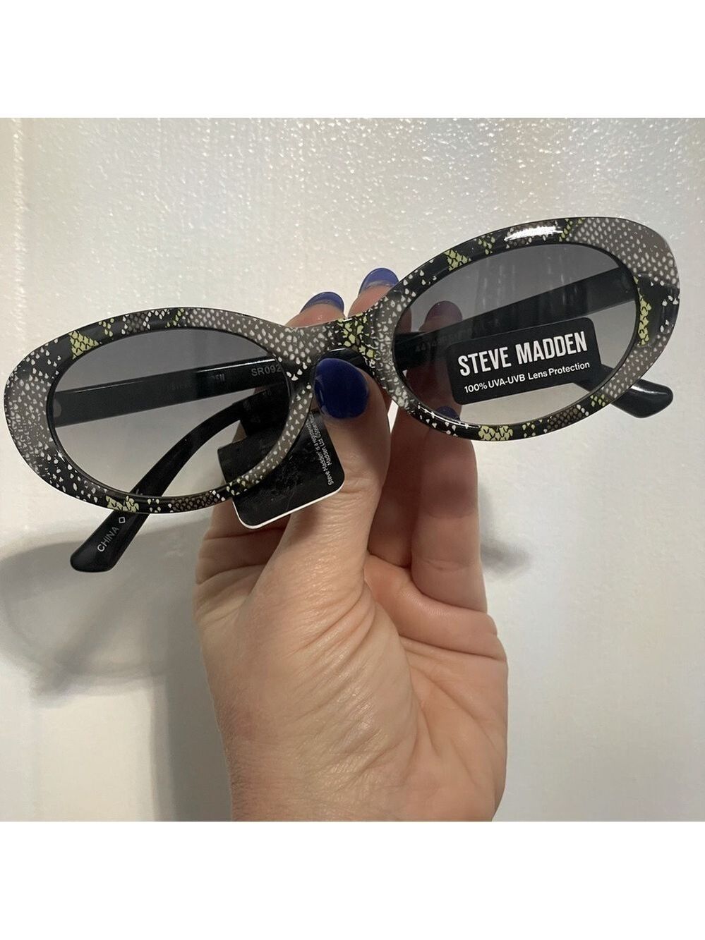 Steve Madden snakeskin cat eye Sunglasses